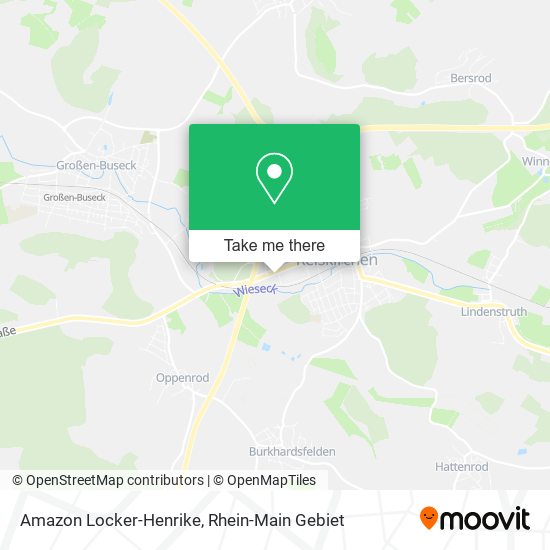 Amazon Locker-Henrike map