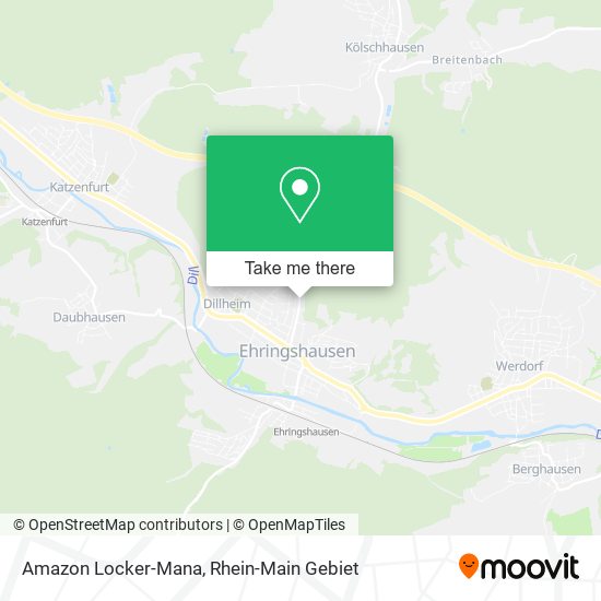 Amazon Locker-Mana map