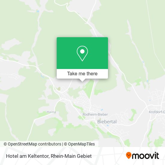 Hotel am Keltentor map