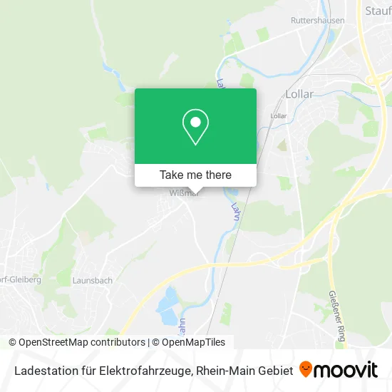 Карта Ladestation für Elektrofahrzeuge