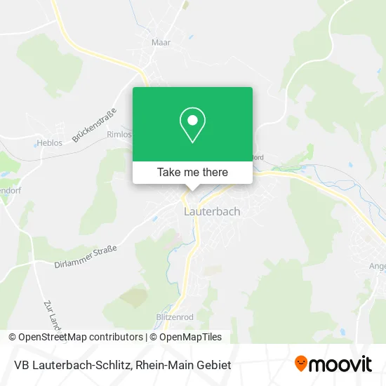 Карта VB Lauterbach-Schlitz