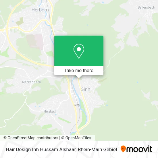 Hair Design Inh Hussam Alshaar map