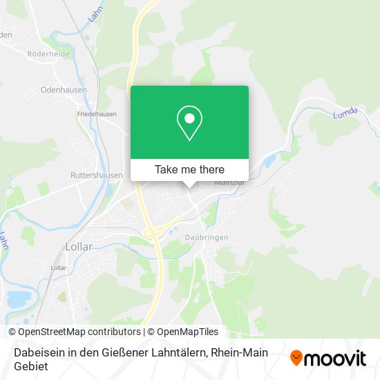 Dabeisein in den Gießener Lahntälern map