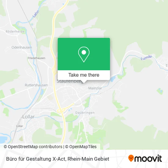 Büro für Gestaltung X-Act map