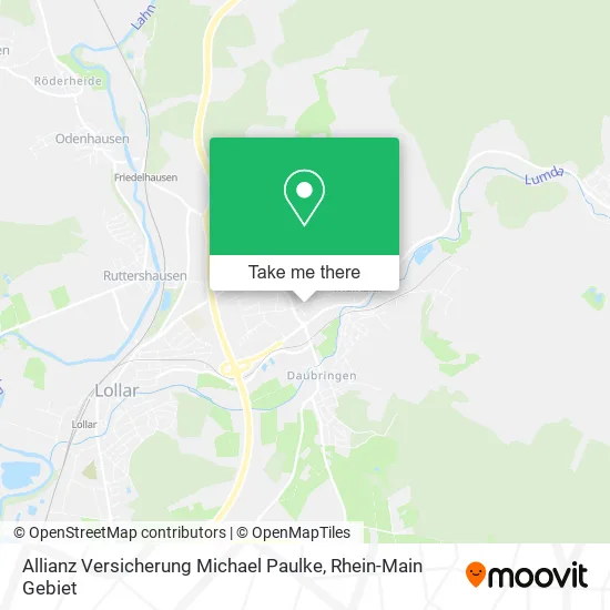 Карта Allianz Versicherung Michael Paulke