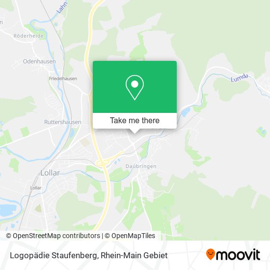 Logopädie Staufenberg map