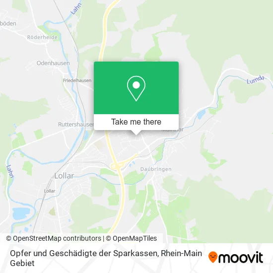 Карта Opfer und Geschädigte der Sparkassen