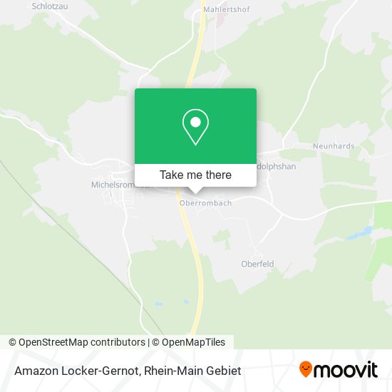 Amazon Locker-Gernot map