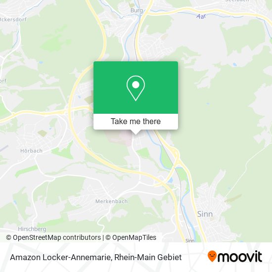 Amazon Locker-Annemarie map