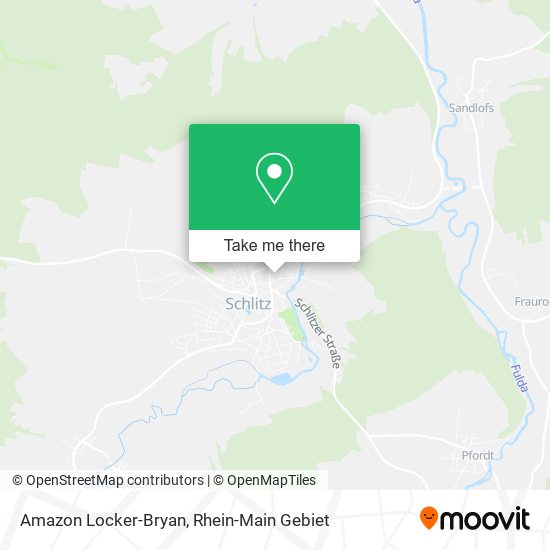 Карта Amazon Locker-Bryan