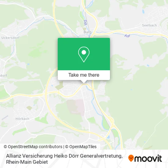 Карта Allianz Versicherung Heiko Dörr Generalvertretung