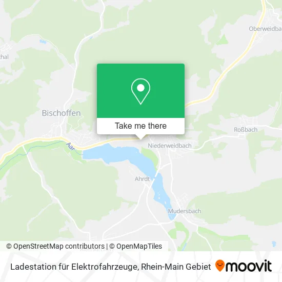 Карта Ladestation für Elektrofahrzeuge