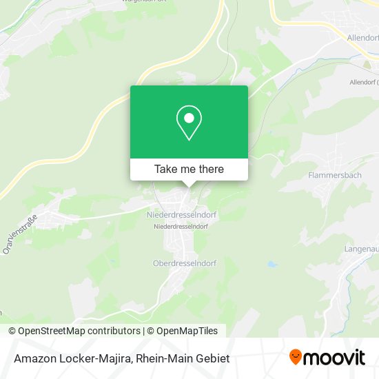 Amazon Locker-Majira map
