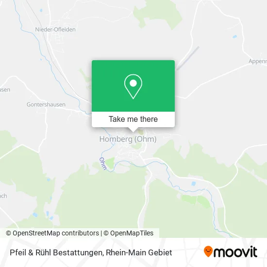 Карта Pfeil & Rühl Bestattungen
