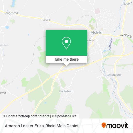 Карта Amazon Locker-Erika