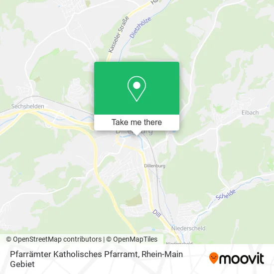 Карта Pfarrämter Katholisches Pfarramt