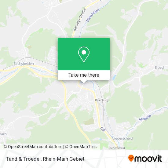 Tand & Troedel map