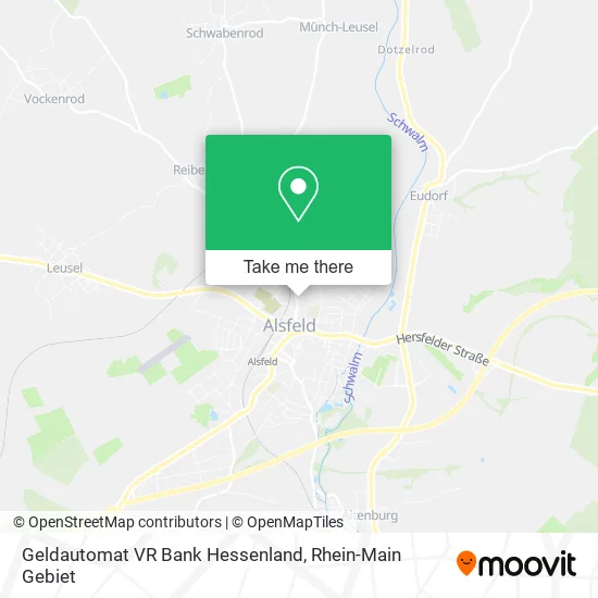 Карта Geldautomat VR Bank Hessenland