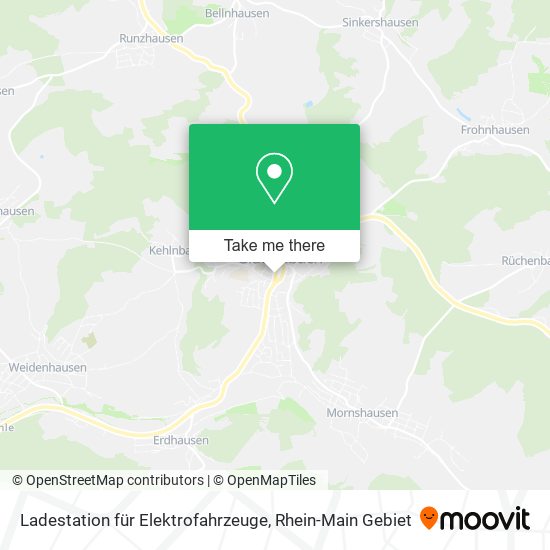 Ladestation für Elektrofahrzeuge map