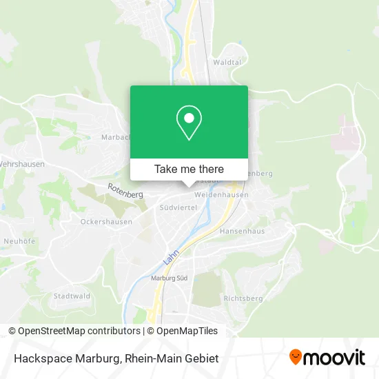 Карта Hackspace Marburg