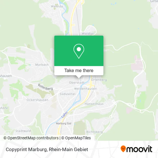 Карта Copyprint Marburg