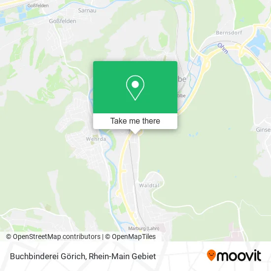 Карта Buchbinderei Görich