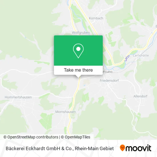 Карта Bäckerei Eckhardt GmbH & Co.