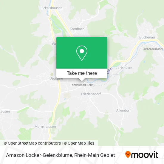 Карта Amazon Locker-Gelenkblume