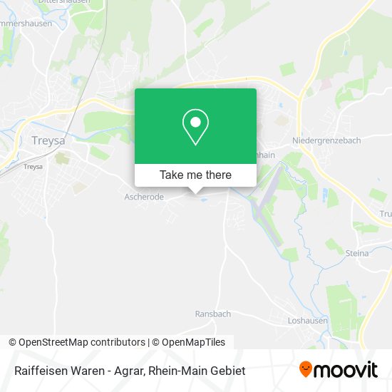 Raiffeisen Waren - Agrar map