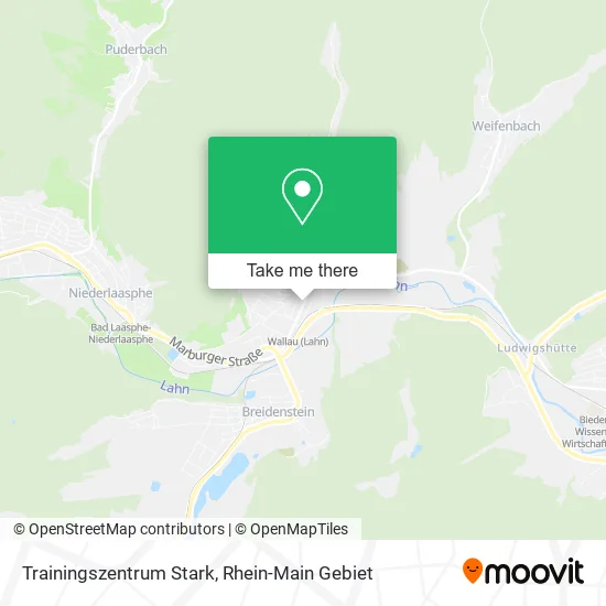 Карта Trainingszentrum Stark