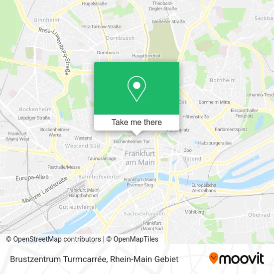 Карта Brustzentrum Turmcarrée