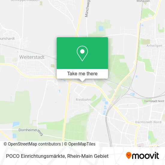 Карта POCO Einrichtungsmärkte