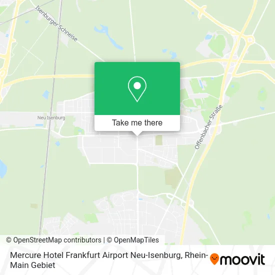 Карта Mercure Hotel Frankfurt Airport Neu-Isenburg