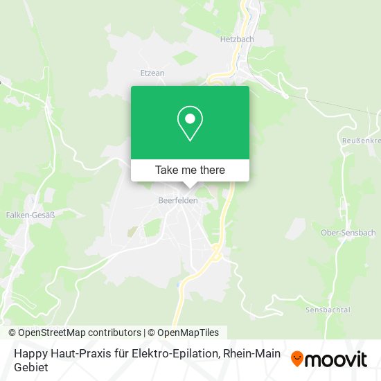 Happy Haut-Praxis für Elektro-Epilation map