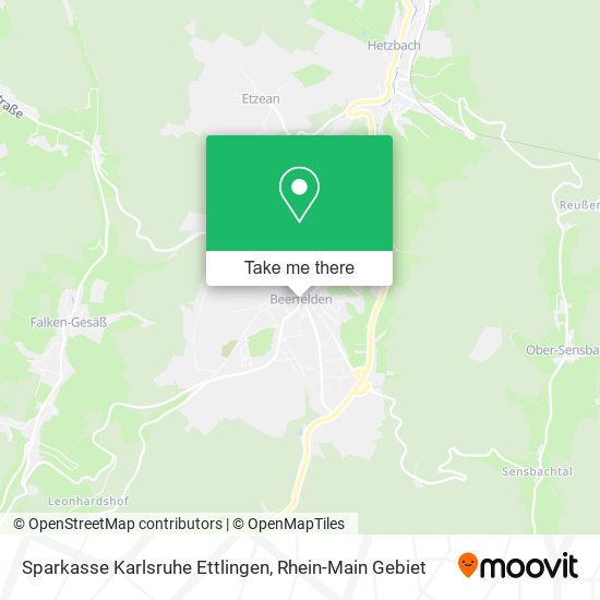 Карта Sparkasse Karlsruhe Ettlingen