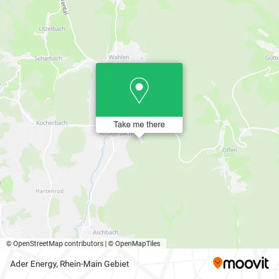 Карта Ader Energy