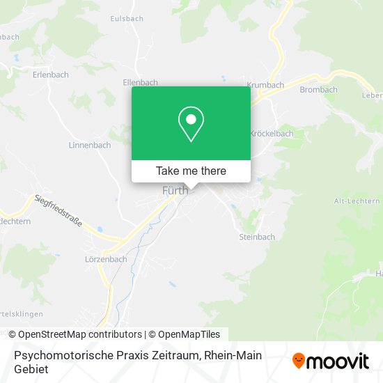 Psychomotorische Praxis Zeitraum map