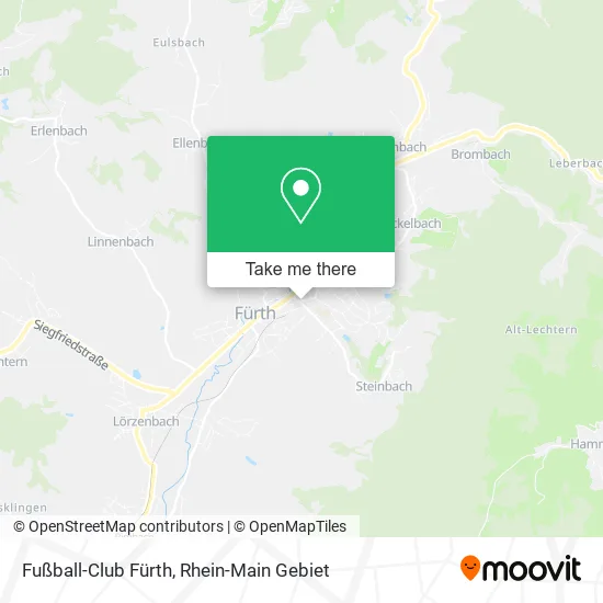 Карта Fußball-Club Fürth