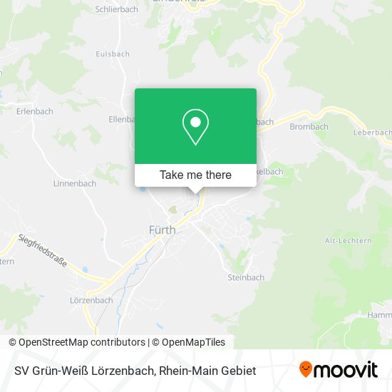 SV Grün-Weiß Lörzenbach map