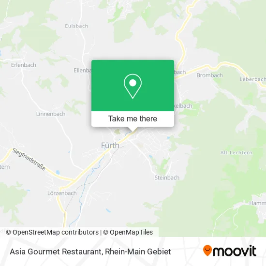 Карта Asia Gourmet Restaurant