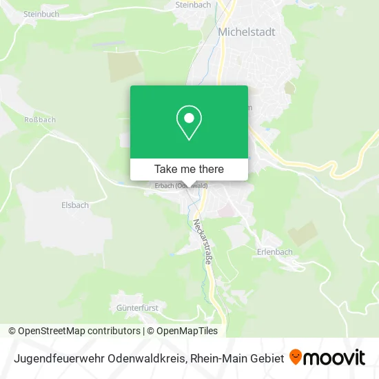 Карта Jugendfeuerwehr Odenwaldkreis