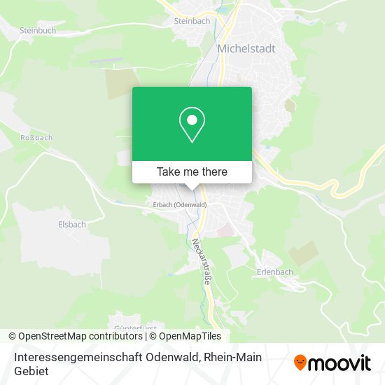 Interessengemeinschaft Odenwald map