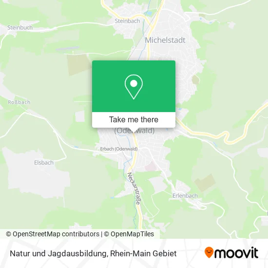 Карта Natur und Jagdausbildung