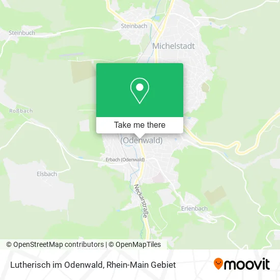Карта Lutherisch im Odenwald