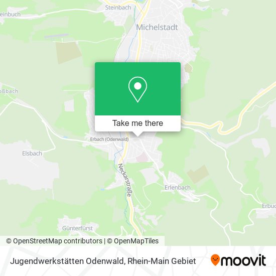 Jugendwerkstätten Odenwald map
