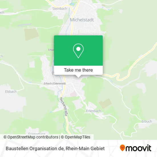 Карта Baustellen Organisation de