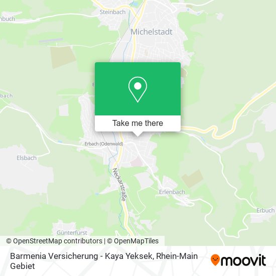 Barmenia Versicherung - Kaya Yeksek map