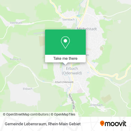 Карта Gemeinde Lebensraum