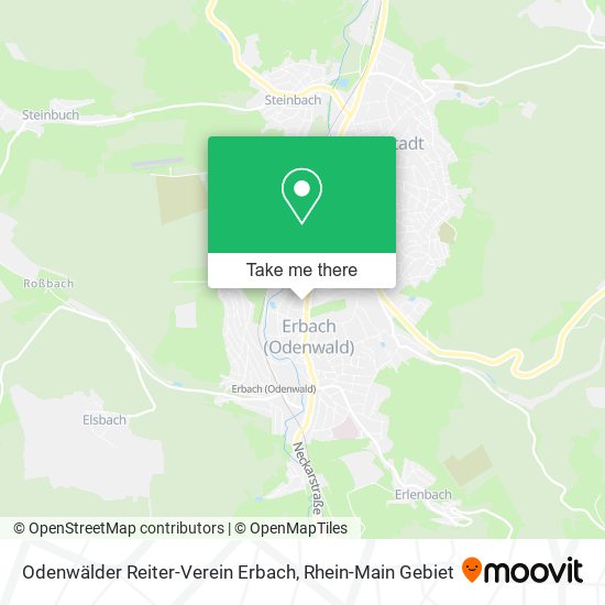 Odenwälder Reiter-Verein Erbach map
