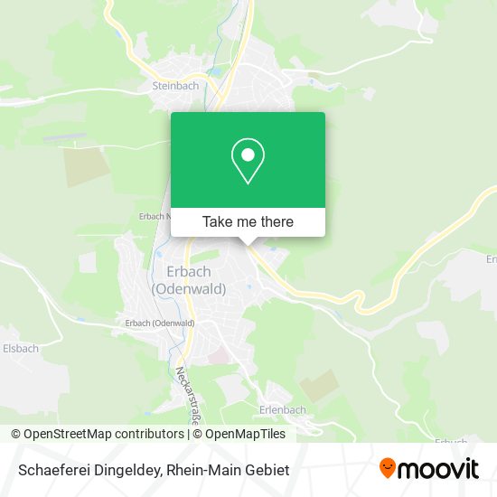 Карта Schaeferei Dingeldey
